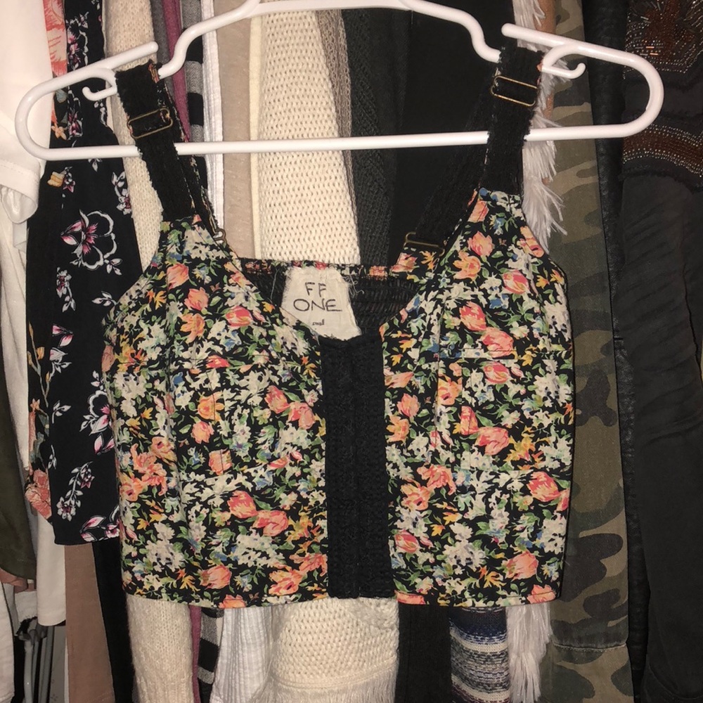 Floral Print Crop Top